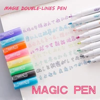 andstal double lines art markers pen out line pen scrapbooking pens fine liner marker fineliner calligraphy lettering pen color