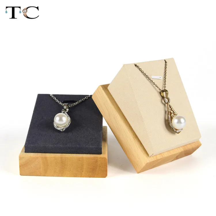 Роскошный Твердый деревянный кулон Ювелирный стенд органайзер стойка для серег