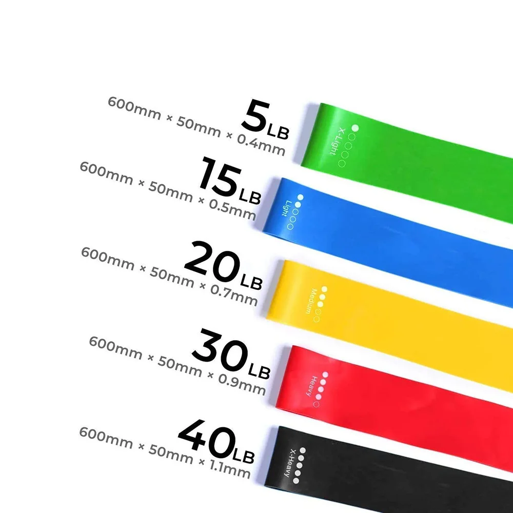 Тренировочная лента для фитнеса Резиновая упражнений в спортзале эластичные