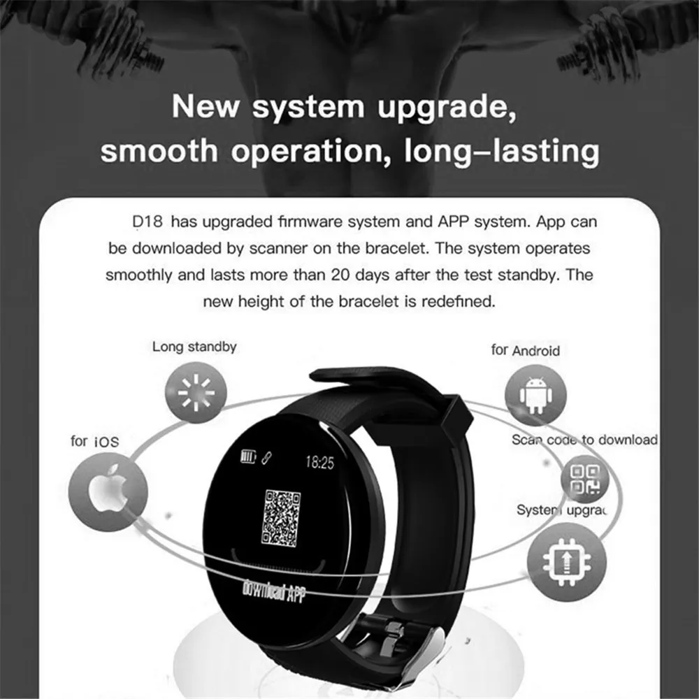 Умные часы для мужчин монитор сердечного ритма кровяное давление Smartwatch женщин