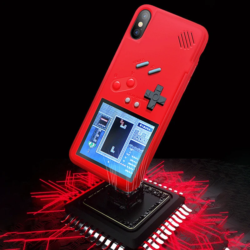 Rechargeable Gameboy Color Display Phone Cases For iPhone 7 8 6 6S + SE 2020 12 MINI 11 Pro Max XS XR X Gaming Case Cover Casing | Мобильные