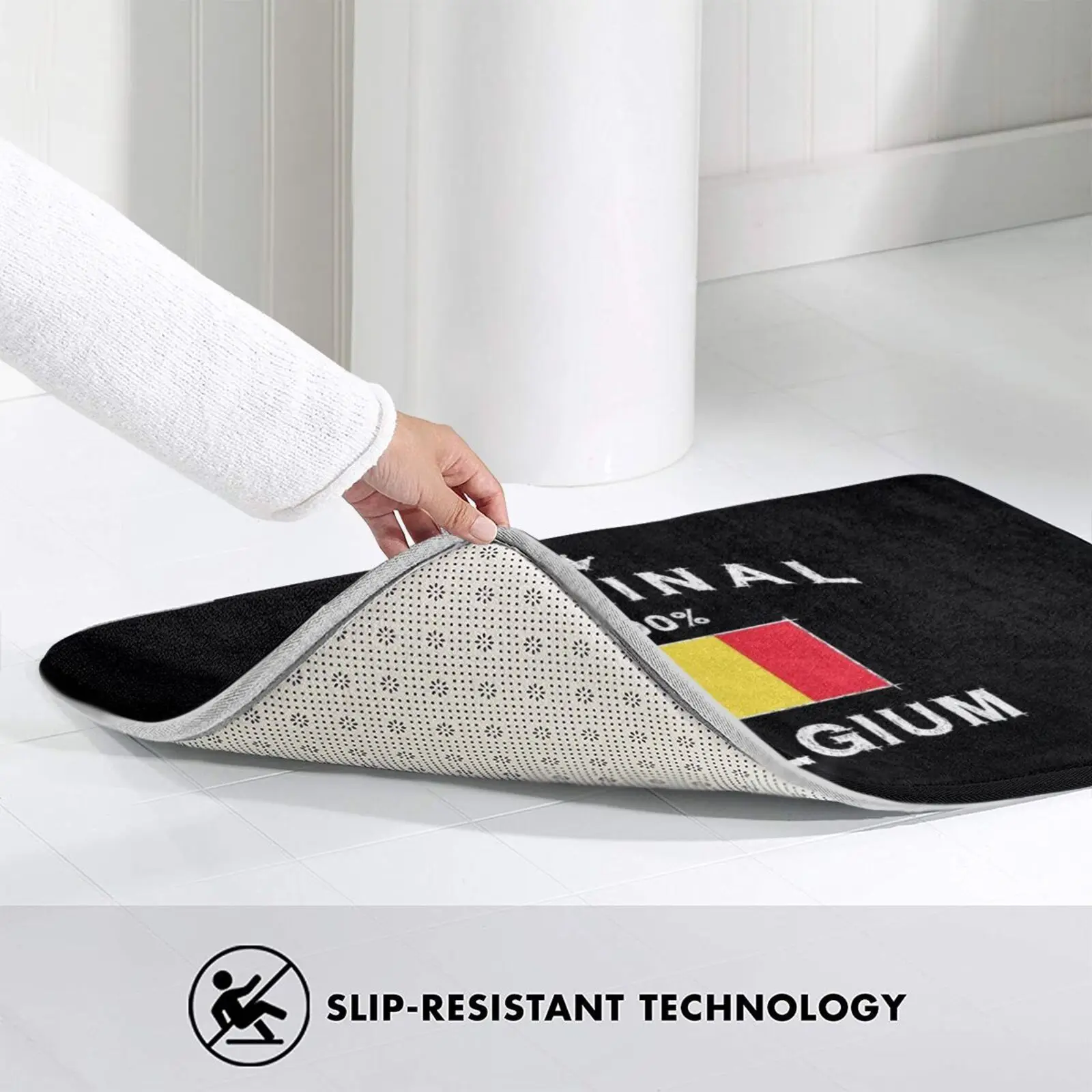 Коврик в Брюсселе или Валлонии Мягкий Нескользящий для всех фламандских жителей