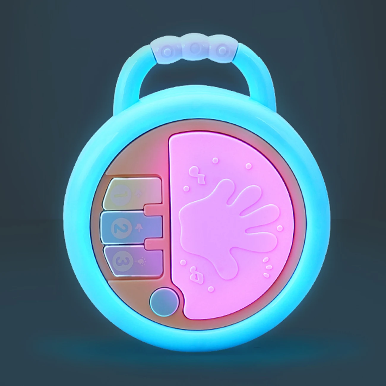 

Baby Music Hand Clap Drum Toys Light Projection Clap Drum Early Educational Baby Intelligence Drum Learning Musical Toys Gifts