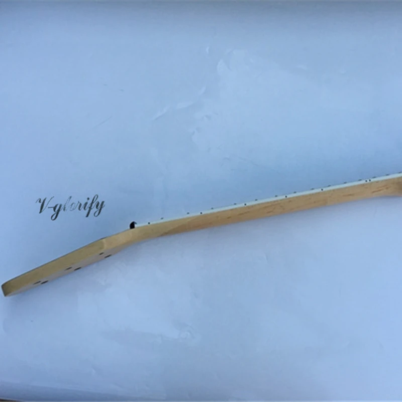 

New 6 string Electric Guitar Neck FLY v-shaped maple Guitar neck assembly DIY 22 Fret Guitar accessories part