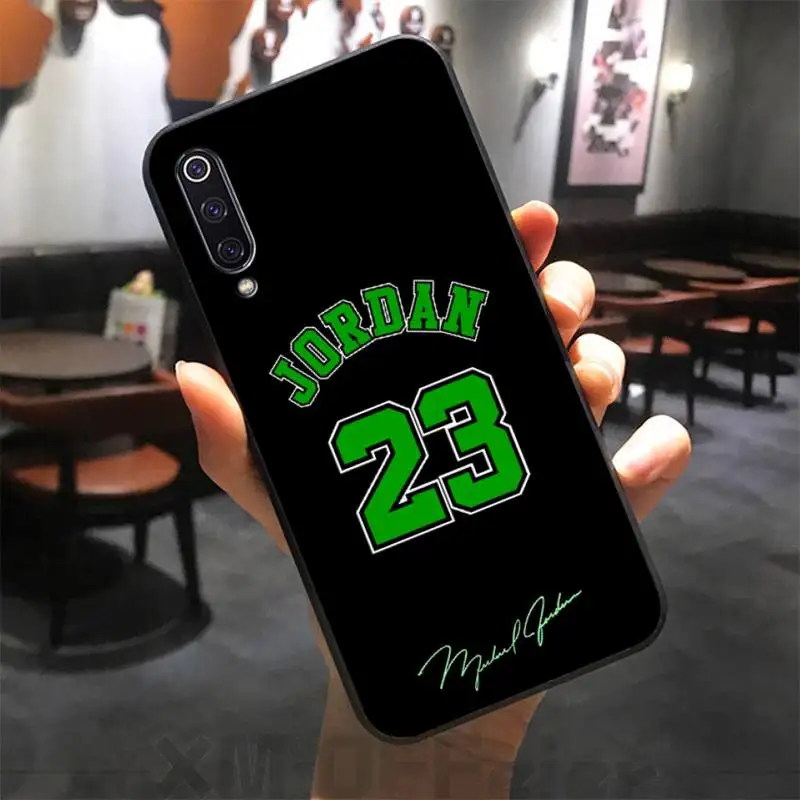 

NEW Sports 23 Jordan Phone Case For Xiaomi Mi 9 9T CC9 CC9E 8 SE Pro A2 Lite 6X 5 A3 A1 Max Mix 2 3