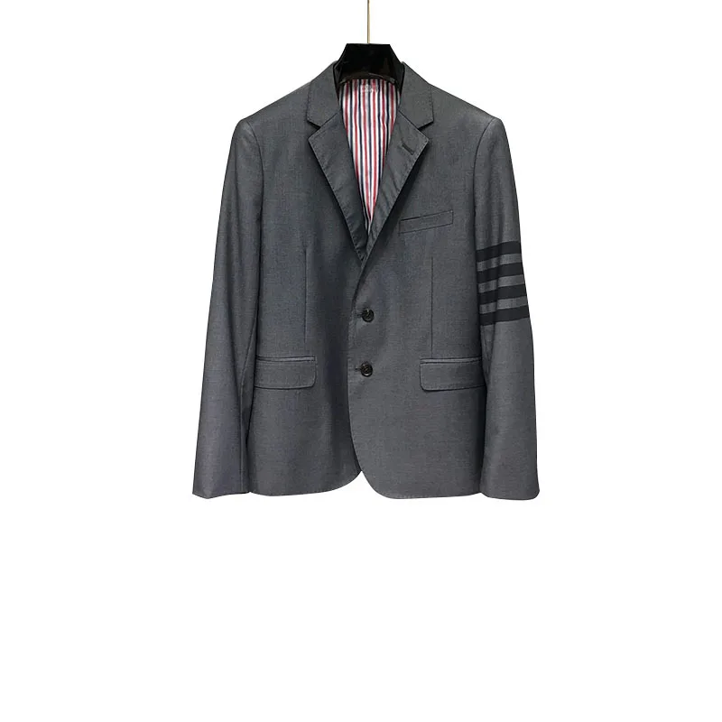 

Dongguan brand factory TB suit men's suit bridegroom married British handsome slim short suit