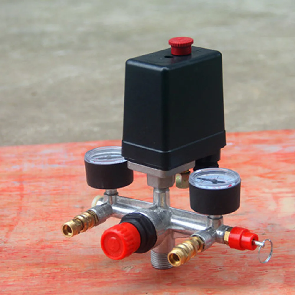 

Assembly Pressure Valve Switch Air Compressor Control Manifold Workshop