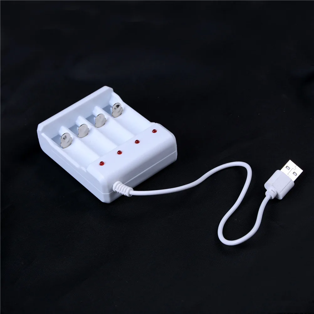 

1.2V Universal Smart 4-Slot AA/AAA Rechargeable Battery Charger Adapter USB Plug high quality