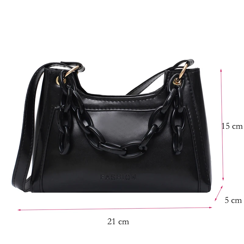 Женская летняя сумочка на плечо желтая кожаная сумочка-Багет 2020 | Багаж и сумки