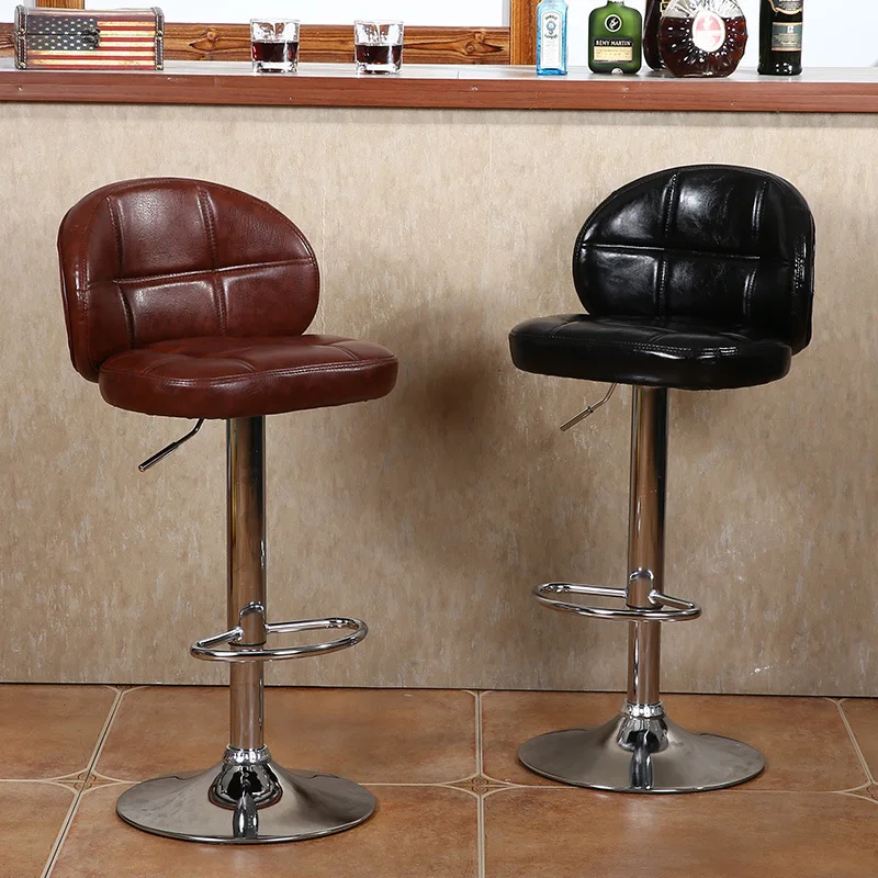 

European bar stools bar chair lift chair backrest high stool front cashier chair nail beauty chair bar stool