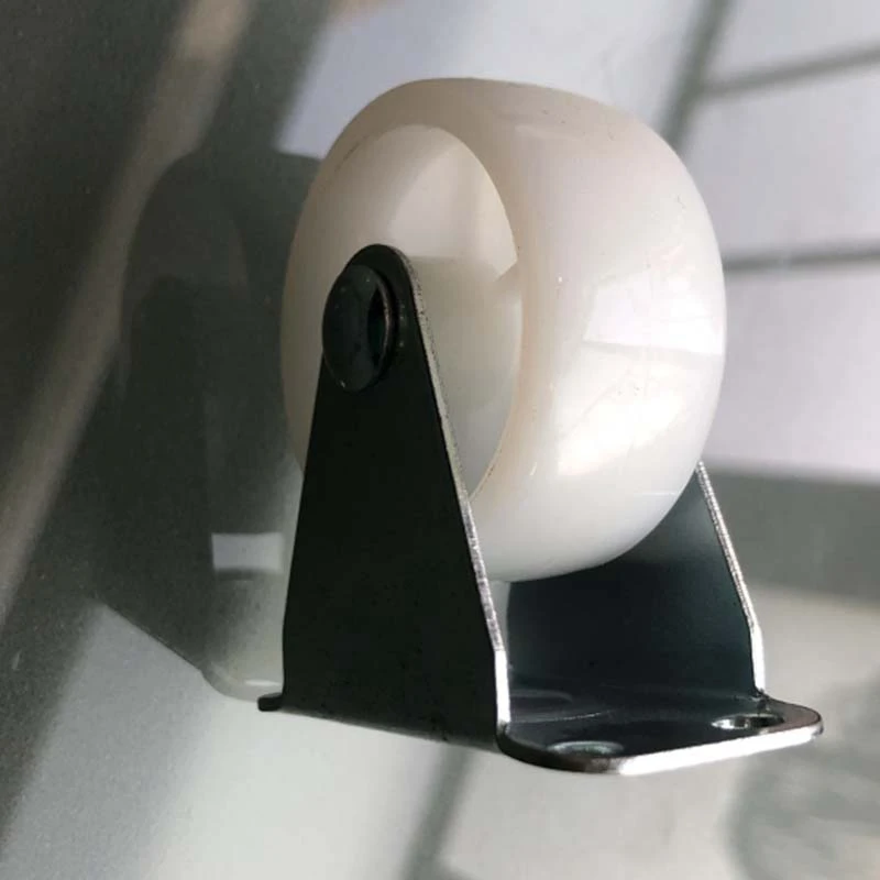 

8 Pieces 40mm Nylon Castors, Castor Wheels, Bulldog Fixed Castors for Furniture, Appliance, Equipment