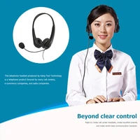 line control headphone pc call center noise usb wired reduction headset with mic portable entertainment earphone supplies