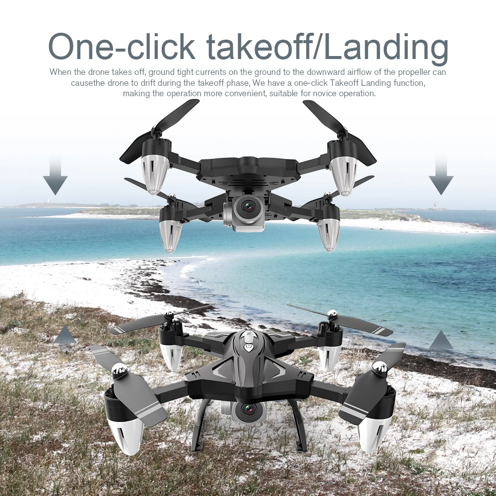 

New 1080P HD RC Drone WIFI FPV Aerial Camera Flight 15 Minutes Control Distance 100m Quadcopter Drone With Wide-Angle Camera