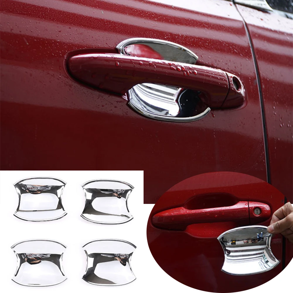 

for Toyota Tacoma 2016-2020 ABS Chrome Exterior Side Door Handle Bowl Decorative Cover Accessories