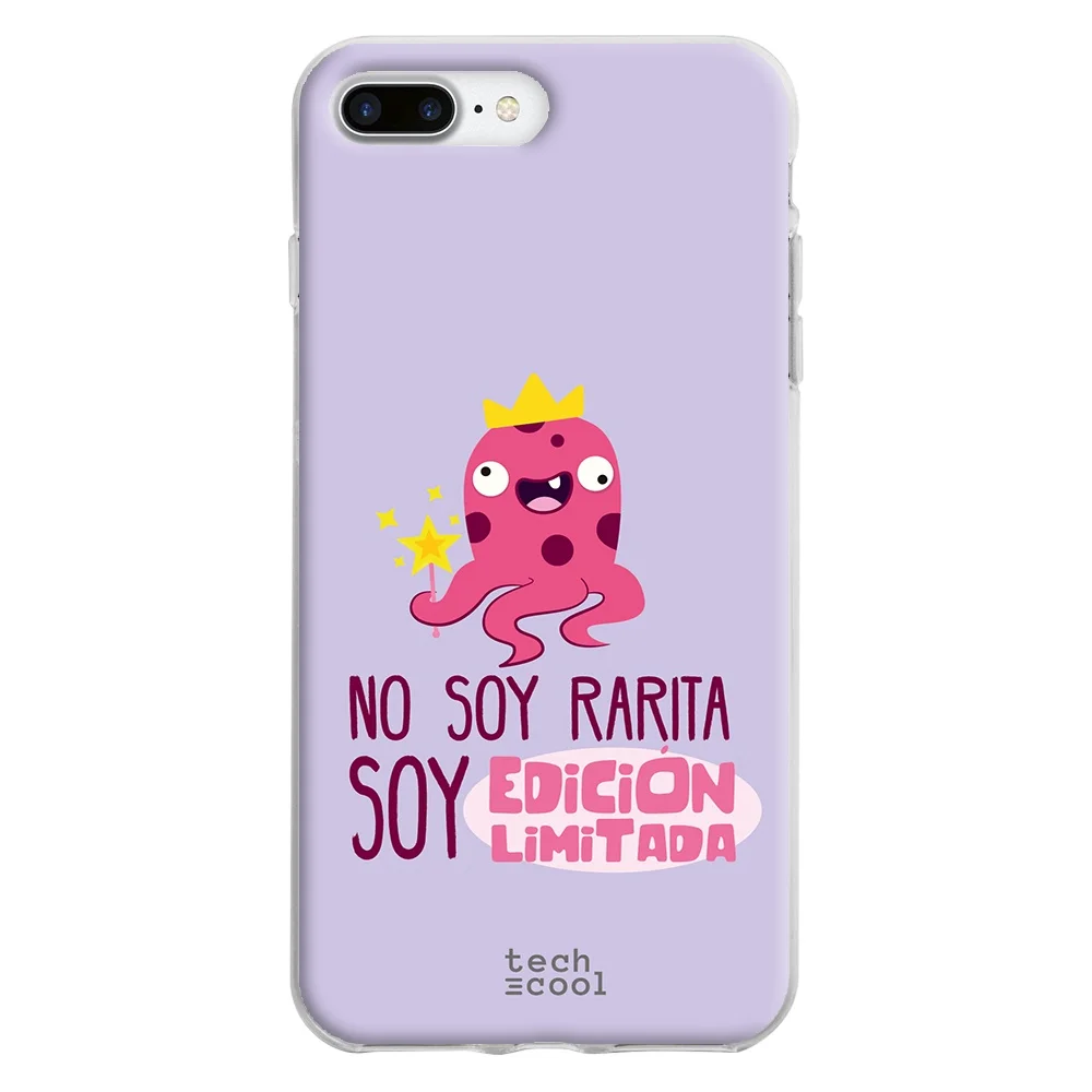 FunnyTech®Чехол для Iphone 7 Plus/чехол 8 Plus l с фразой I'm not weirdo limited edition на фиолетовом