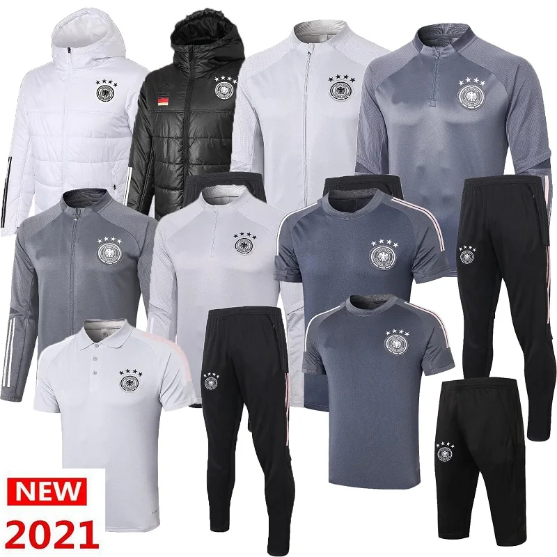 

2021 Adult kit Long sleeves Germany Jacket Tracksuits WERNER KROOS Soccer Jersey 20 21 Men Football HAVERTZ Training Suit