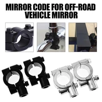 2pcs motorcycle mirror mount clamp bike handlebar rear view mirror durable holder adapter brackets for electromobile 8mm 10mm