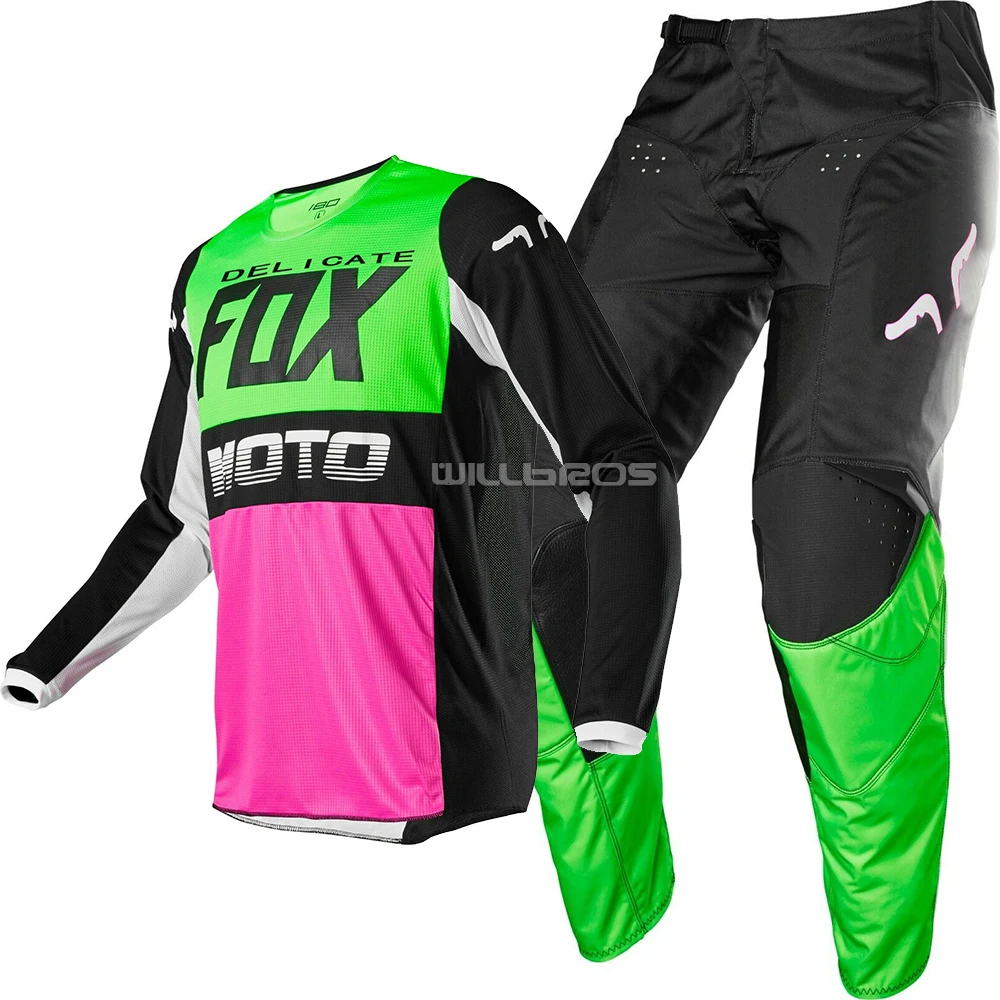 Нежный лиса 180 Fyce автомобильный MTB/MX велосипед оборудование для мотокросса набор мотоцикл мужской костюм