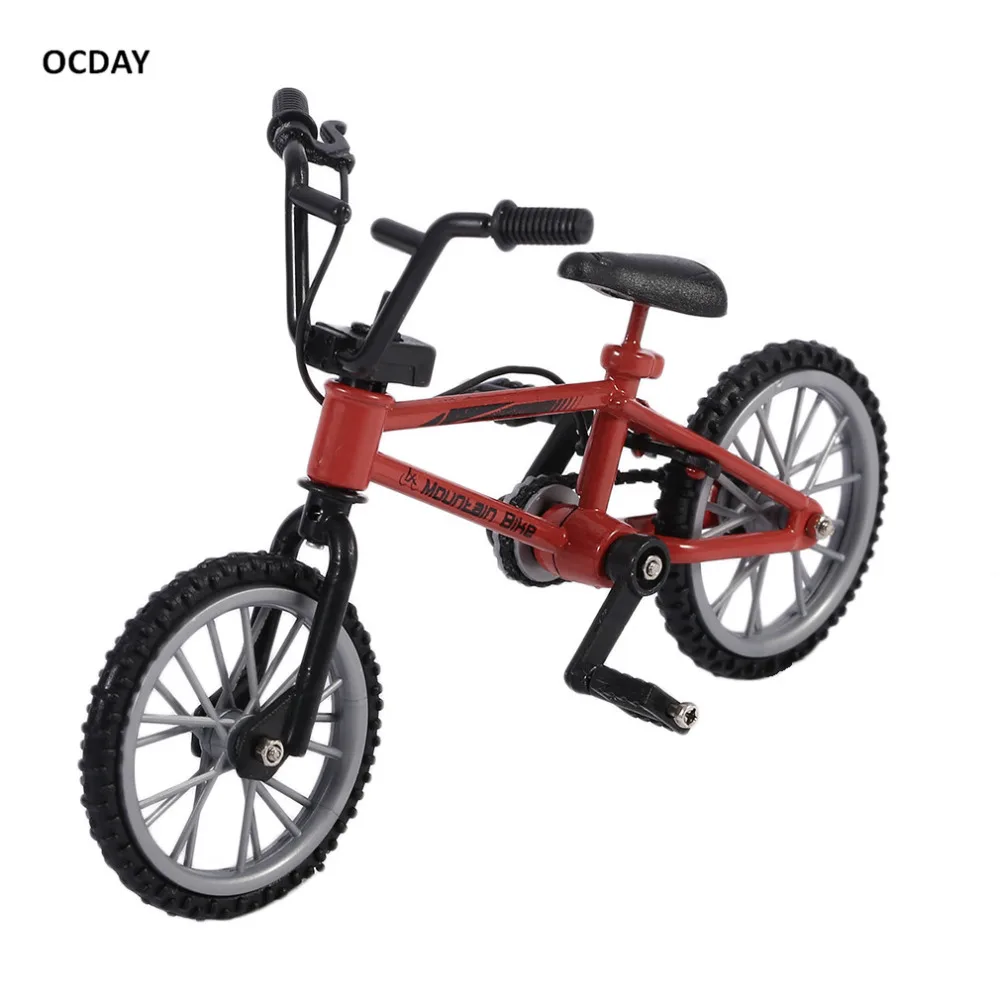 OCDAY имитация сплав палец bmx велосипед дети красный доска игрушки с тормозной