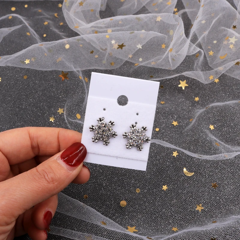 Новая пластиковая Сережка орнамент картонная упаковка 100 шт 5x3 см ПВХ стикер для