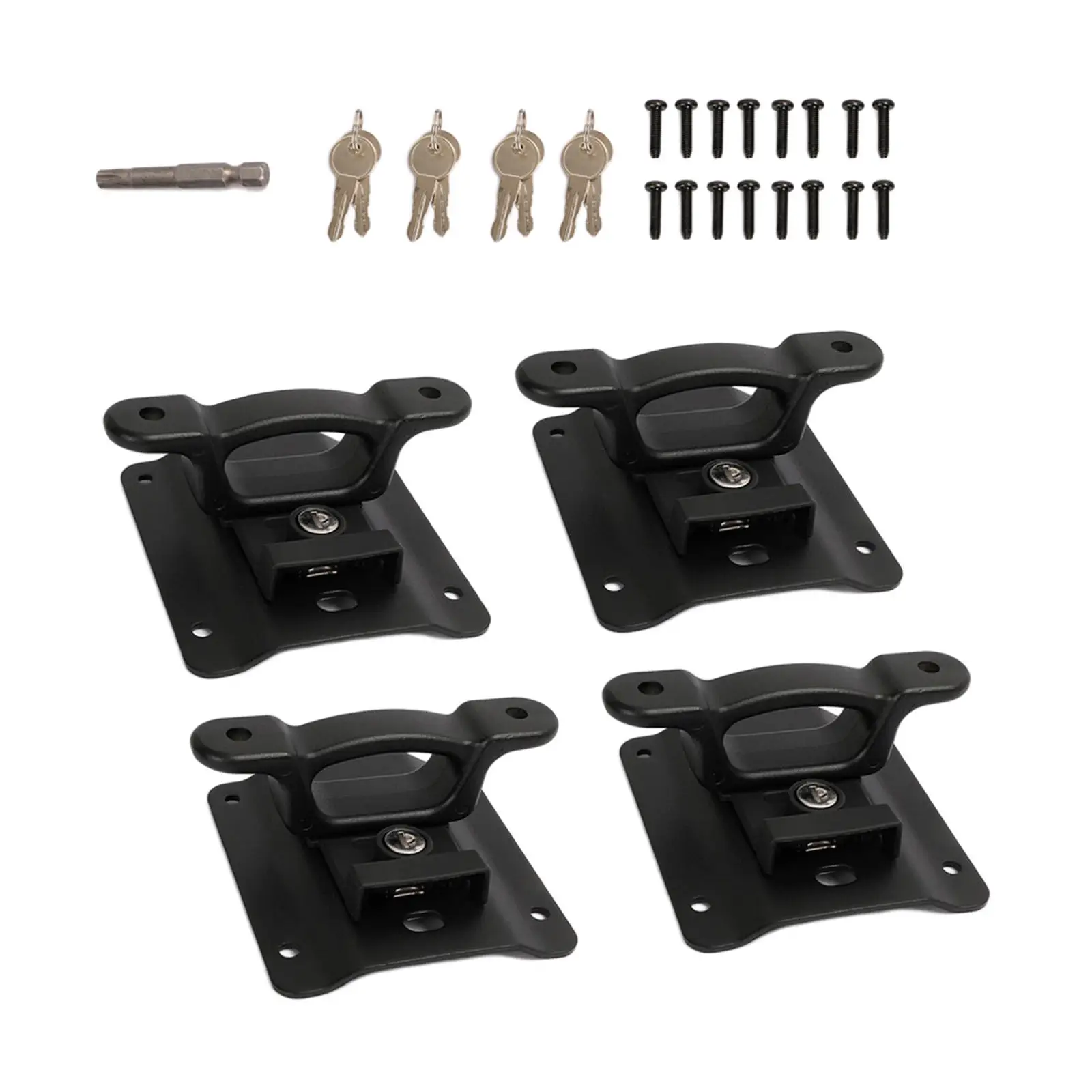 

4pcs Bed Tie Down Anchors Brackets with Plates for Ford F150 F250 2015-2021