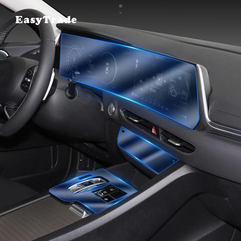 Прозрачная пленка из ТПУ для Hyundai Sonata 2020 Защитная приборной панели автомобиля