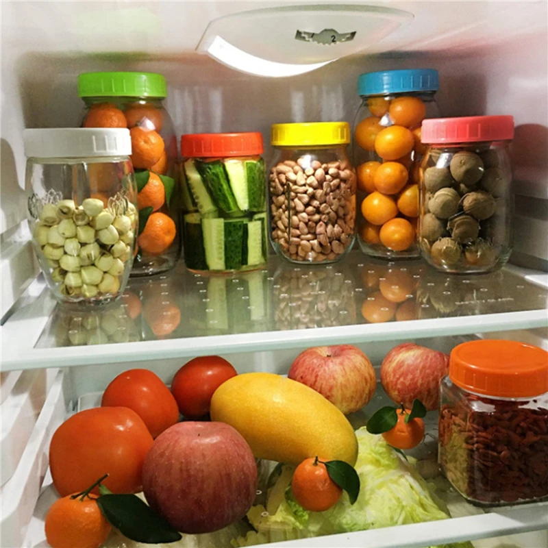 16 шт. крышки для банки Mason Jar герметичное уплотнение Силиконовое уплотнительное