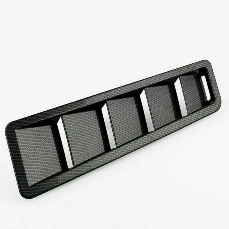 2X Универсальный воздухозаборник капота с отверстием для краски из углеродного