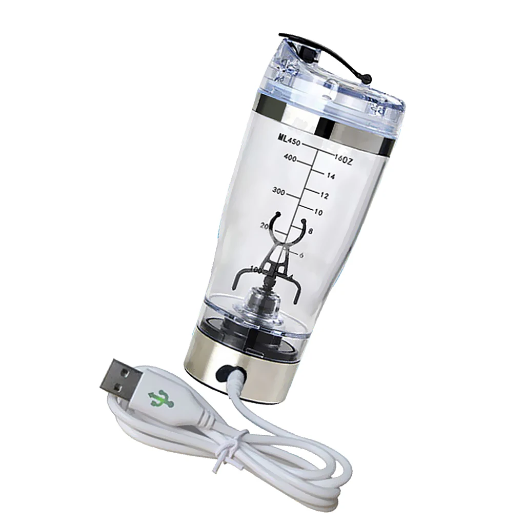 

USB Rechargeable Shaker Bottle & Hand Mixer Electric Mug