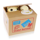 Электронная Копилка, милая кошка, панда, автоматическая копилка для монет, коробка для хранения денег, подарки для детей, домашний декор