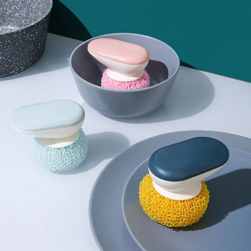 

Kitchen Cleaning Steel Pan Cleaner Applicator Sponge For Clean dish bowl pot Kitchen supplies Kitchen cleaning supplies