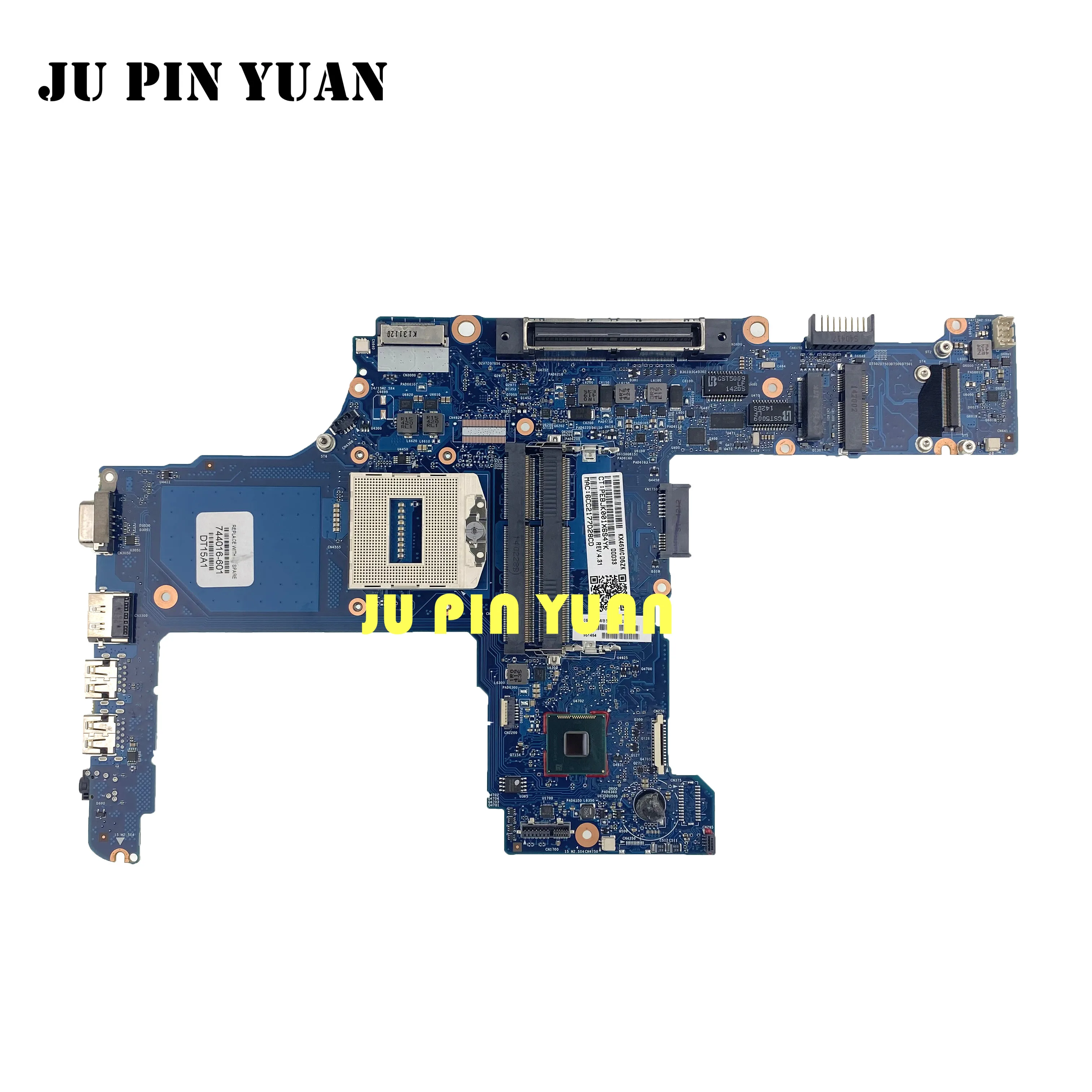 Материнская плата для ноутбука HP ProBook 640 G1 650 744016 601 501 001 6050A2566402 MB A04 PGA947 полностью