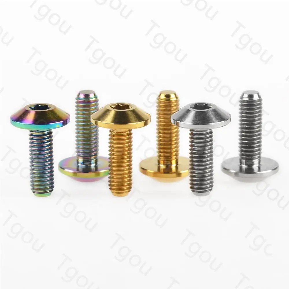 Титановый болт Tgou M5x12/15 мм звездообразный винт T25 с головкой для мотоцикла