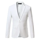 Новый модный мужской костюм куртка большого размера 5XL 6XL белый, синий, черный, серый, красный, деловой свадебный банкет Мужской Блейзер Пальто
