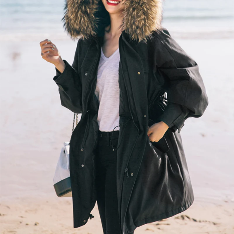 

White Duck Down Coats Women's Winter Jacket With Hood Tide Long Parka Ladies Overcoat Luxury Duck Coat For Women Warm Jackets