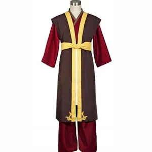 Костюм для косплея аниме Aang Zuko, Униформа Королевского принца, для вечевечерние НКИ на Хэллоуин