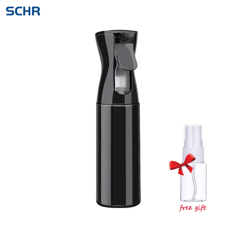 

300Ml Mist Spray Bottle Black Ultra Fine Continuous Water Mister for Hairstyling Cleaning Plants Universal Fine Mist Water Spray