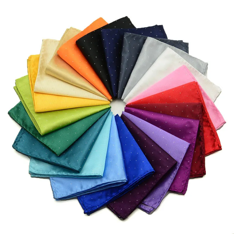 Новый брендовый мужской носовой платок в горошек Hankies для свадебной вечеринки