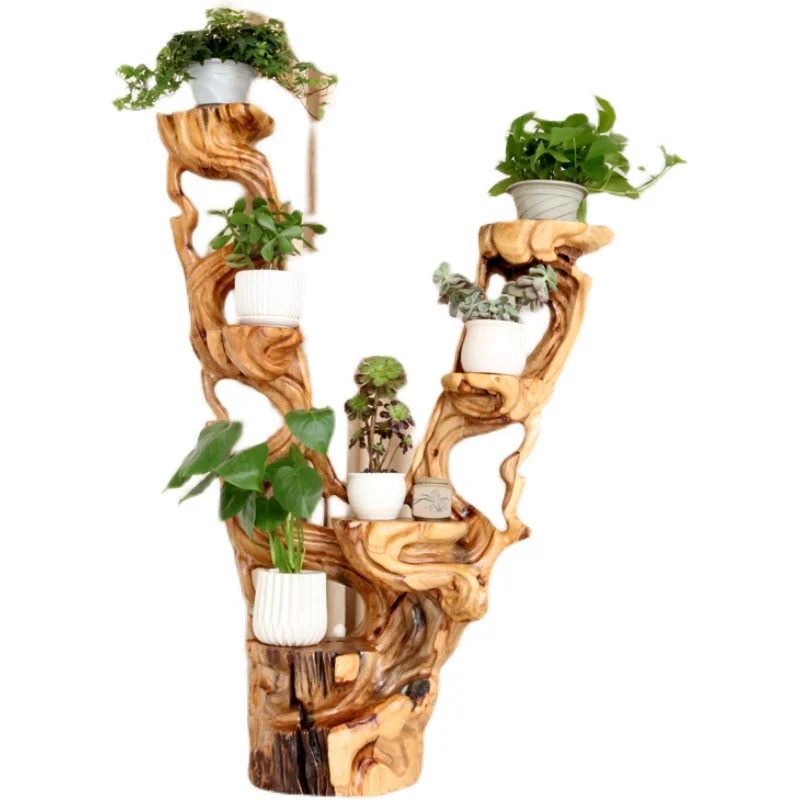 

Оригинальное экологическое искусство корневая резьба цветок Стенд украшение Элитный бутик