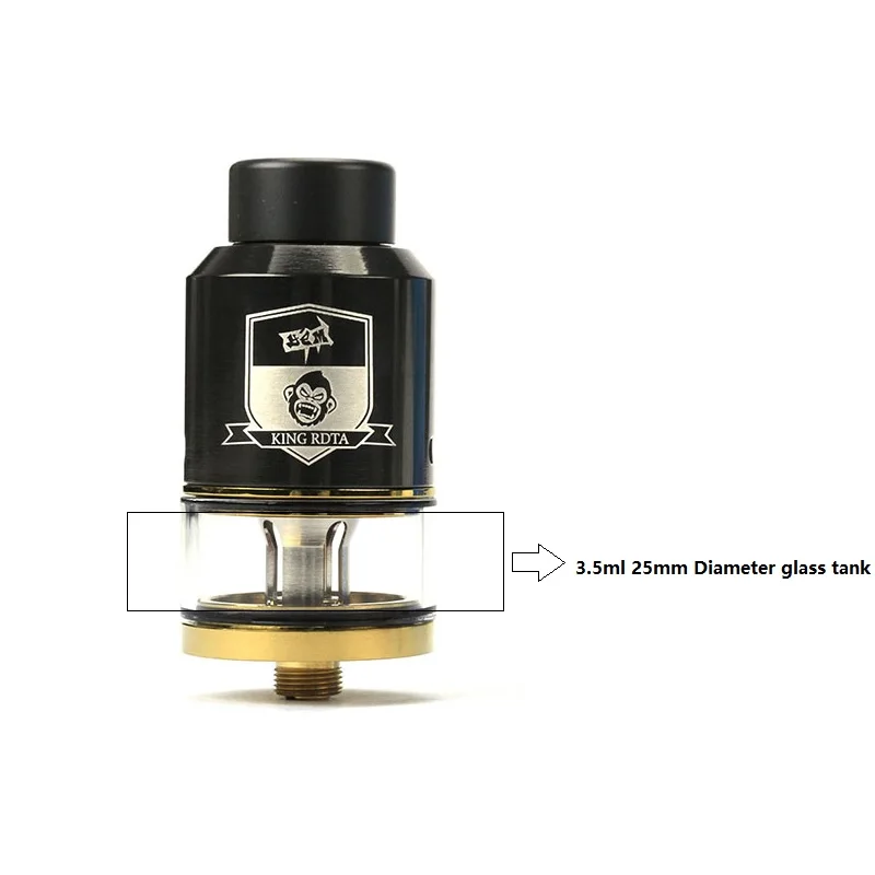 

Glass Tank 3.5ml For Coil Father King RDTA vape accessory glass tube