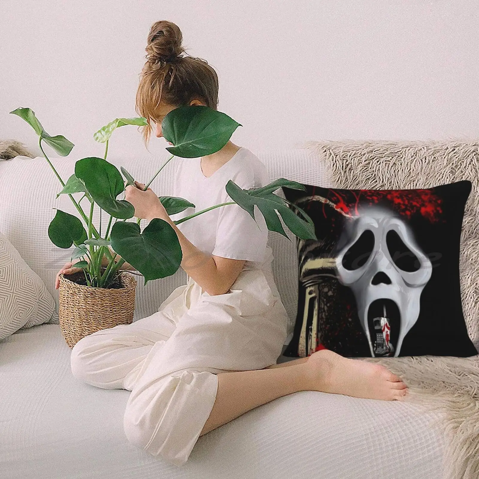 Плакат с криком персонализированный рисунок сделай сам плюшевая льняная