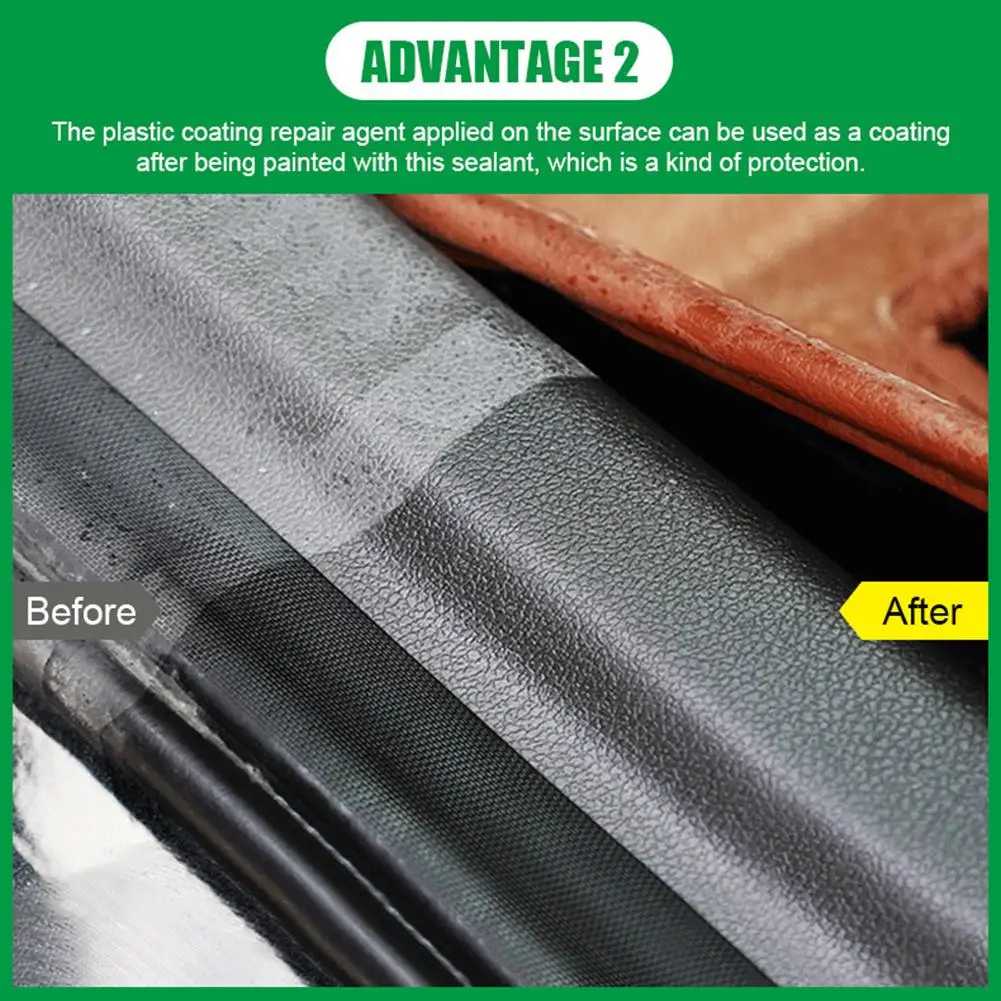 

260ml Car Interior Rubber And Plastic Retreading Agent Auto Hydrophobic Polish Nano Coating Spray Scratch Repair Cleaning Agent