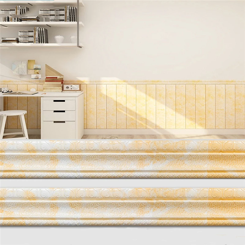 Самоклеящаяся Лента 3D для украшения стен декоративная лента из пеноматериала с