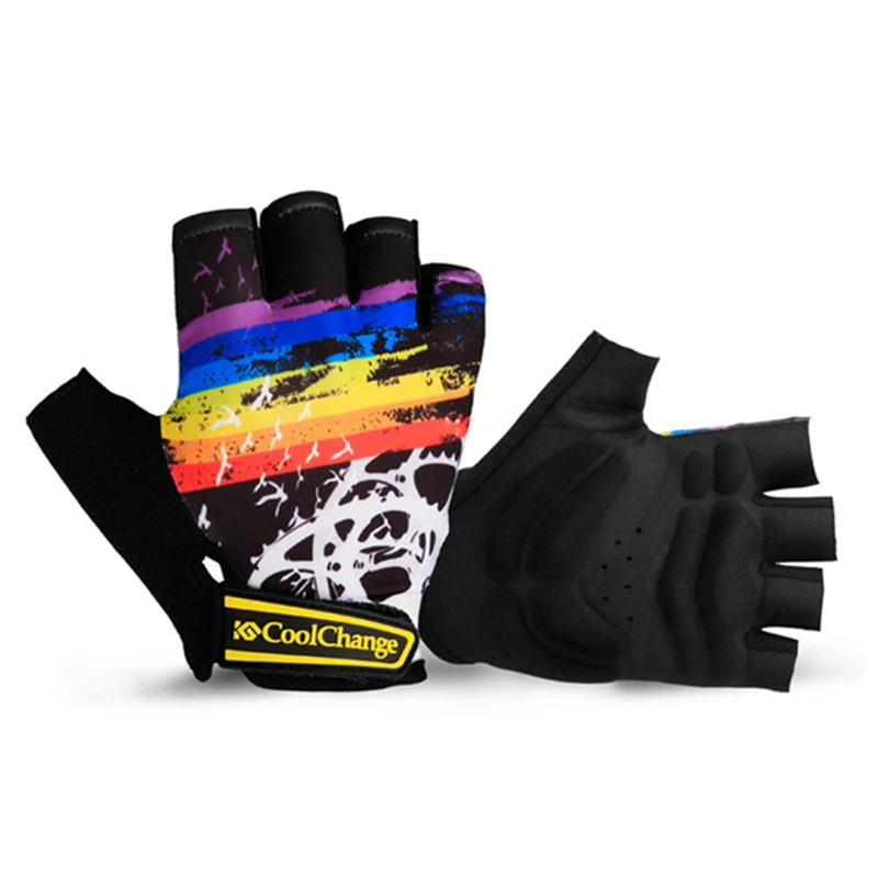 

Half Finger Gloves Racing Motorcycle Bike Cycling Gloves MTB Bicycle Shock-Absorption Breathable Anti-slip Riding Accessories