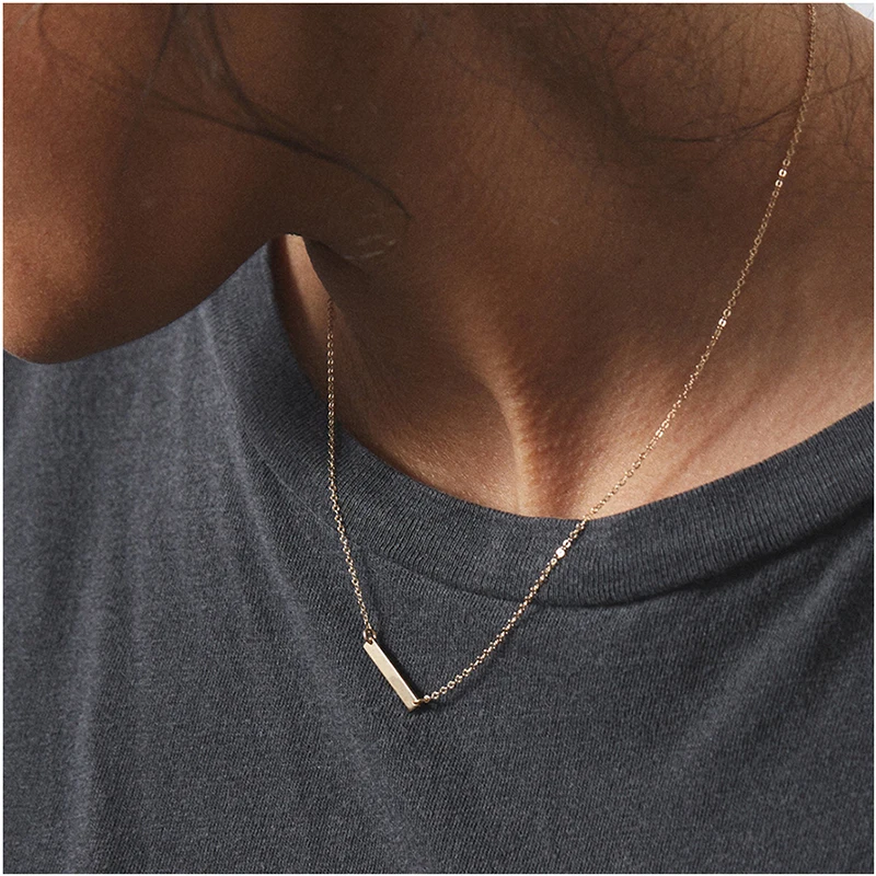 Ожерелье женское сделай сам на заказ корейский стиль панк минималистичное