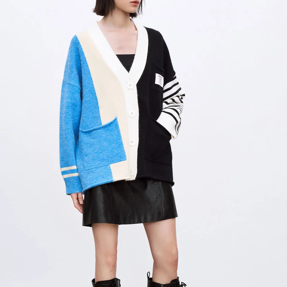 

Женский свитер с длинным рукавом, осень 2021