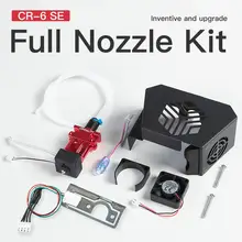 Original 24V CRELITY 3D CR-6 SE Printer Integrated Assembled Full Nozzle Extruded Hotend Kit Dual fan For CR-6 SE Printer Parts