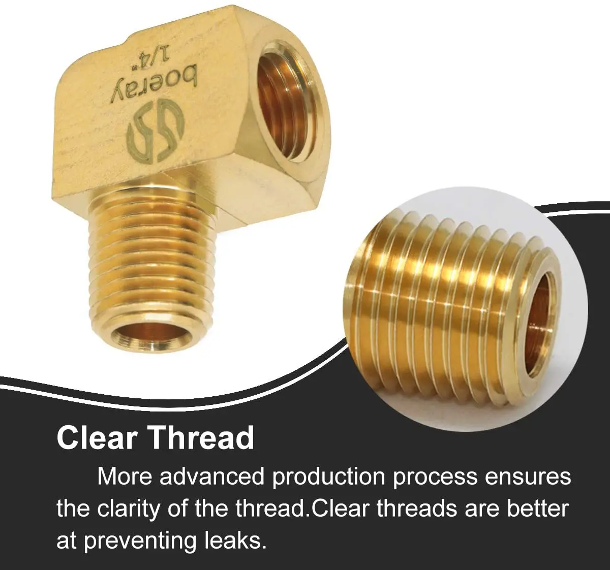 Латунный фитинг 2шт угловой патрубок 90 градусов для улицы наружная труба 1/4 дюйма