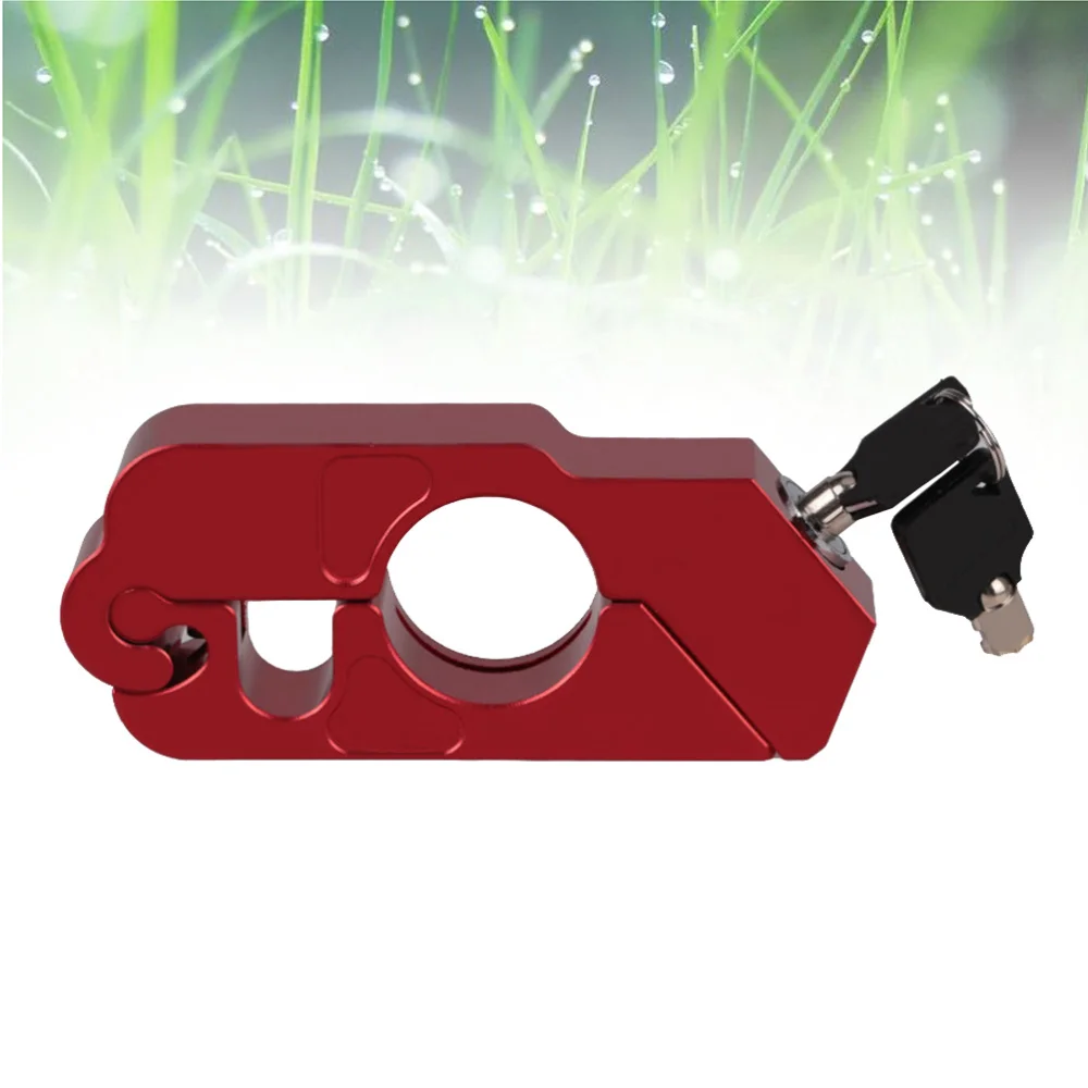 

CNC Aluminum Alloy Lock Motorcycle Handlebar Lock For Moving Parts(Black)
