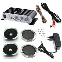 2x20w hivi stereo amplifier eu power adapter 4 inch speaker grill for home audio arcade cabinet game machines diy kit